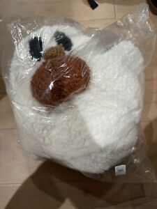 Pottery Barn Gus The Ghost Pillow White Sherpa Sealed In Bag FREE QUICK SHIP👻