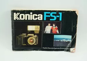 Konica FS-1 Printed Manual - Picture 1 of 2