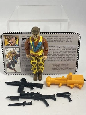 Leatherneck V3 G.I. Joe 1993 Hasbro Vintage Action Figure With File Card - Image 1 of 4