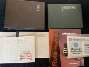 Rolls-Royce Bentley Corniche 1982 1983 Manual del Propietario Juego TSD4483 OEM - Imagen 1 de 23