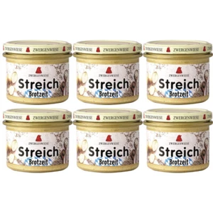Zwergenwiese Streich Brotzeit 6x180g - Veganer Bio Brotaufstrich, glutenfrei - Bild 1 von 1