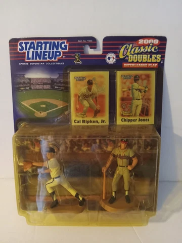 Starting Lineup 2000 Classic Doubles Interleague Cal Ripken Jr Chipper Jones Cover