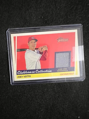 2016 Topps Heritage Clubhouse Collection Relic Joey Votto #JVO Cincinnati Reds - Image 1 of 2