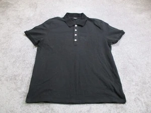 Balmain Shirt Mens Size 3XL Black Logo Polo Shirt - Picture 1 of 13