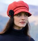 Mucros Weavers Newsboy Hat Women's Irish 100% Wool Tweed Hat Made in Ireland
