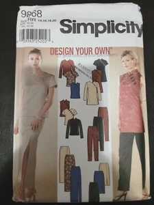 Simplicity 9868 Misses Skirt Top Pants tunic Sewing Pattern Size 14-20 - Imagen 1 de 3