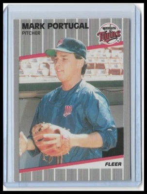 1989 Fleer Glossy - Mark Portugal #123 - Image 1 of 2