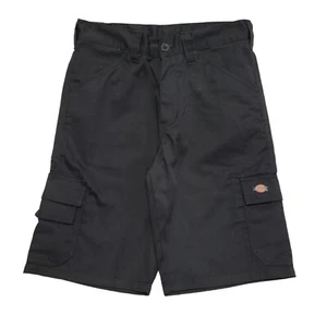 Dickies Workwear Shorts Black BNWT Mens UK Size S W30 CC338 - Picture 1 of 6