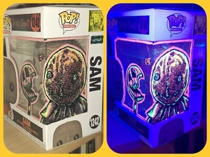 ๐ Funko POP Sam - Trick R' Treat 1242 HAND PAINTED sam Artwork Sketched on box - Picture 1 of 14