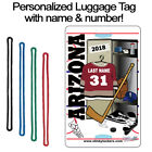 Personalized Arizona Hockey Luggage Tag