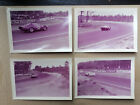4 original photos couleurs  24 HEURES DU MANS 1967 PORSCHE FORD GT ABARTH 1300