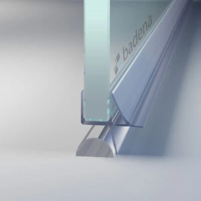 BADENA® Schwallschutz Dusche Boden Acryl Schwallschutzleiste Schwallschutzprofil Sauna