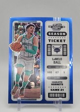 LaMelo Ball 2022-23 Panini Contenders Optic Blue Prizm #'d /99 - Hornets