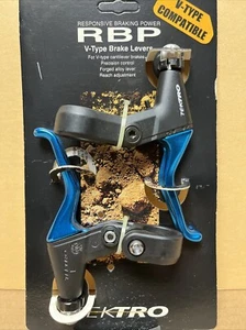 NOS Tektro Anodized Alloy Bike Brake Levers Mtb Bmx Fit Trek Haro Redline GT SE - Picture 1 of 24