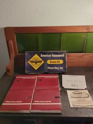 American Hammered Piston Ring set fit AMC Jeep GMC 2.5L - 10291KX STD - Image 1 of 3