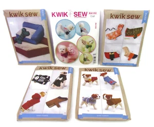 YOUR CHOICE: Kwik Sew Dog Dress Shirts Coats Beds Pillow Toy Sewing  Patterns - Picture 1 of 7