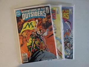 Adventures Of THE OUTSIDERS/The Outsiders - LOT of 3 DC Comics! (G9) - Picture 1 of 4