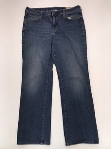 Gap Denim Women's Classic Stretch Medium Wash Blue Jeans Size 14 Regular 35x30 - Picture 1 of 11