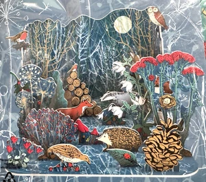 NEW Roger la Borde ~ Pop and Slot 3D Advent Calendar "Winter's Tale" ~ London - Picture 1 of 5