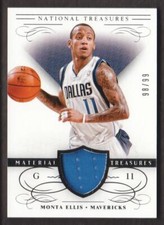 2013-14 National Treasures Basketball Material JERSEY #49 Monta Ellis 98/99