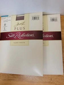 Vintage Hanes Plus Silk Reflections Silky Sheer  Plus Petite 00P16 Barely  - Picture 1 of 5