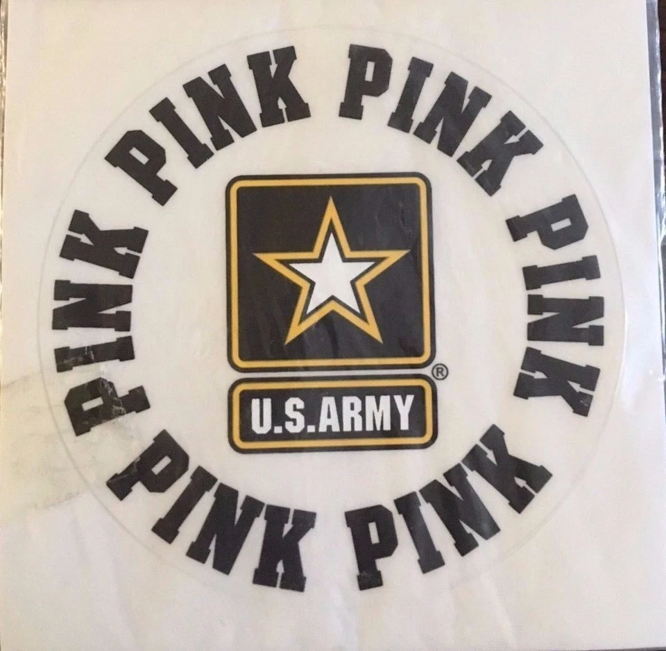 Victoria's Secret PINK U.S. Army Collegiate Collection Sticker Decal - Image 1 of 1