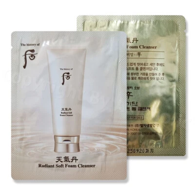 The history of Whoo Cheongidan Radiant Soft Foam Cleanser 2ml (10pcs ~ 100pcs) - Image 1 of 4