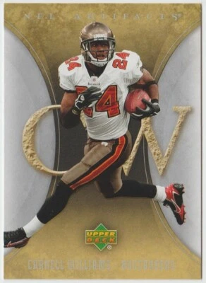 2007 Artifacts Football #93 Cadillac Williams - Tampa Bay Buccaneers - Image 1 of 2