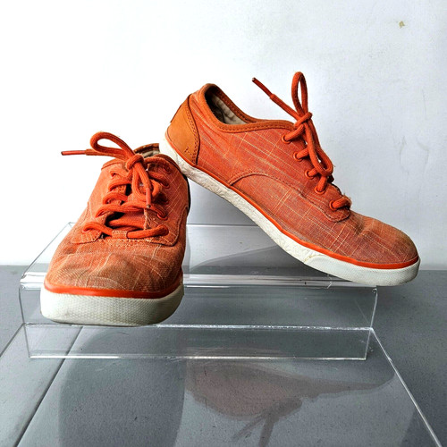 UGG scarpe da passeggio donna 8 Hally casual 1002640 tela arancione stringate