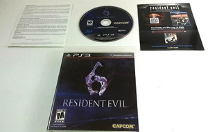 Resident Evil 6 Sony PlayStation 3 PS3 2012 clasificación M-maduro shooter usado - Imagen 1 de 3