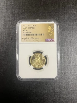 NGC 2017 $10 Gold Eagle Early Release MS70 #4522843-104 - Image 1 of 2