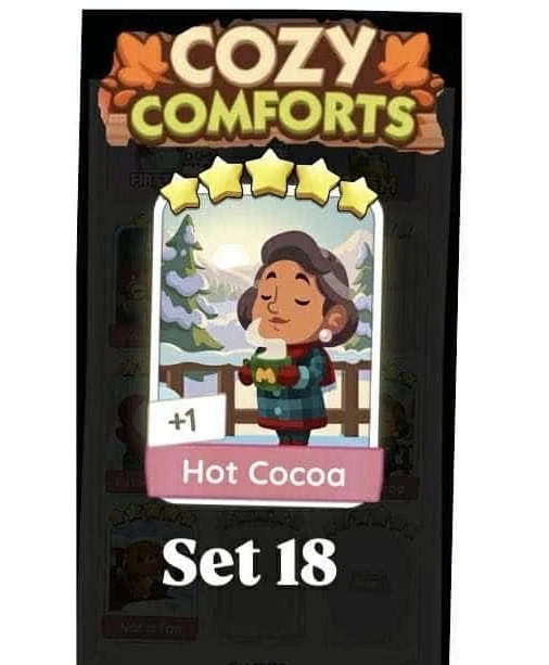 Hot Cocoa ,5Star (set 18)Monopoly Go Superfast Delivery - Image 1 of 1