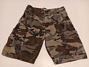 Wrangler Boys Camo Cargo Shorts Size 16 REG. Excellent Condition - Picture 1 of 5