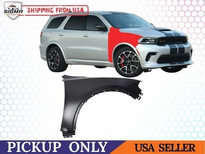 Guardabarros de acero imprimado para Dodge Durango 2011-2024 lado del pasajero delantero derecho Foto 1 de 4