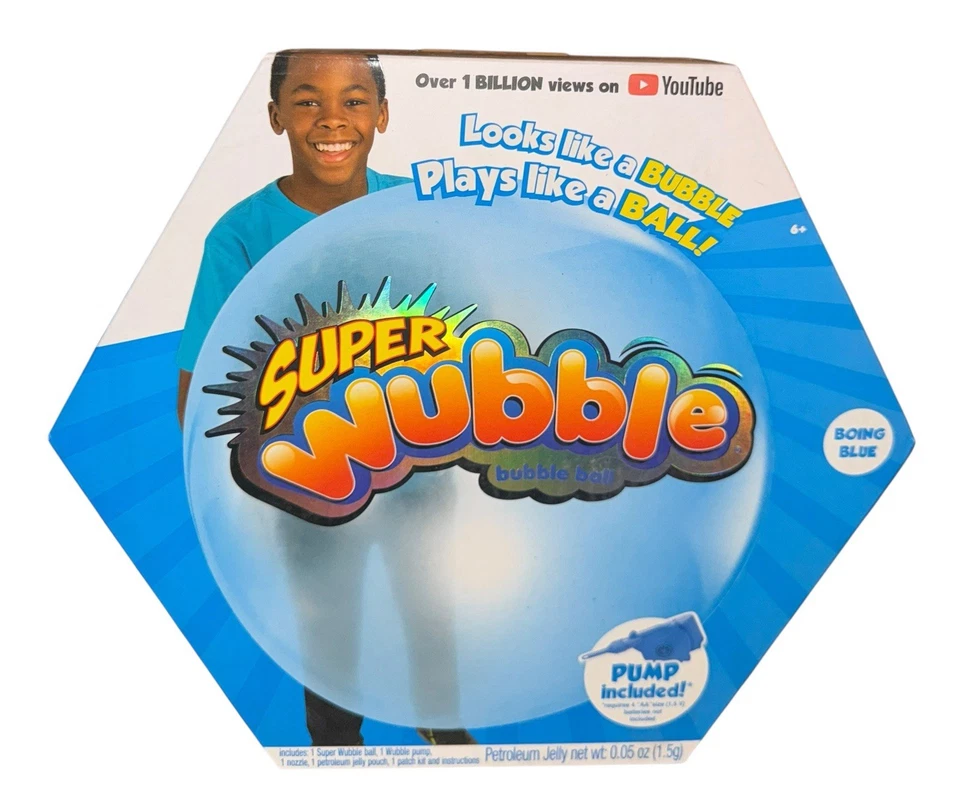 Super Wubble Bubble Ball with Pump - Blue 23905416