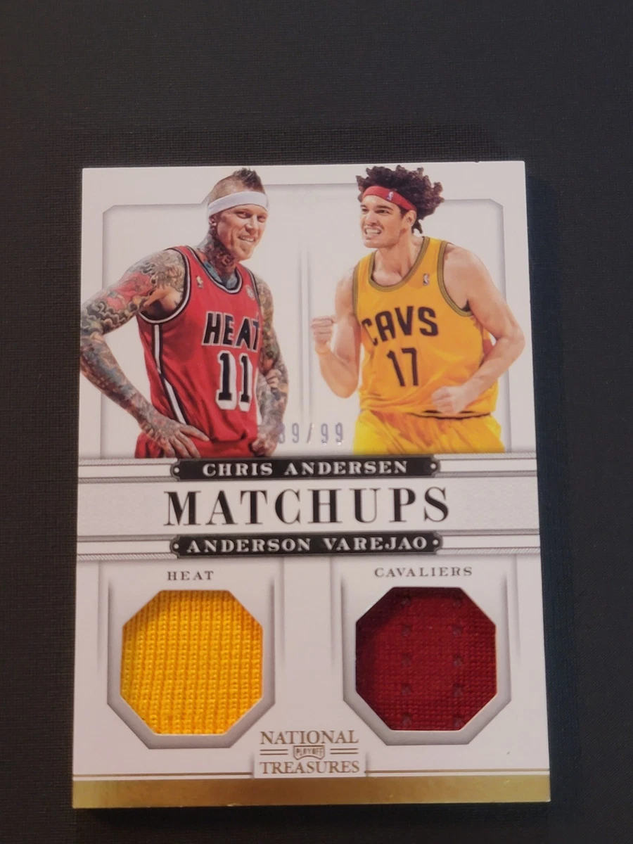 Chris Andersen Basketball Serial Numbered Sports Trading Cards
