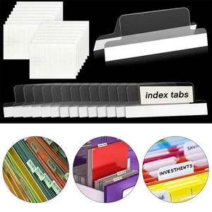25pcs Page Separation File Storage Folder Page Separation Label Office Use - Picture 1 of 8