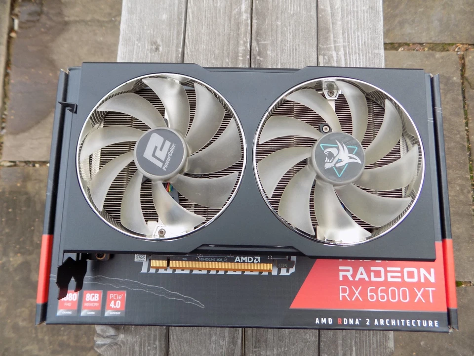 PowerColor Hellhound AMD Radeon RX 6600 XT 8GB GDDR6 Graphics Card Nextday - Image 1 of 1