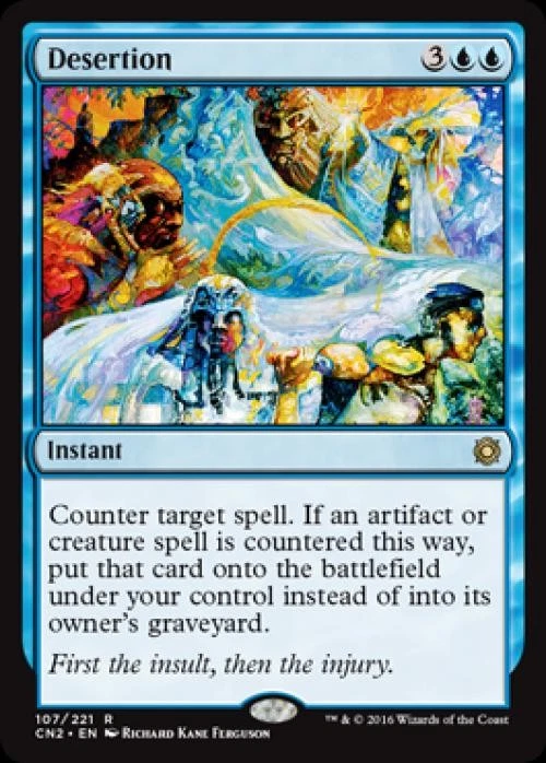 Desertion - Medium Play MTG Conspiracy: Take the Crown - Image 1 of 1