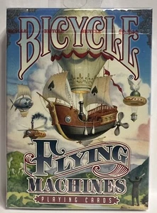 NEW Bicycle Playing Cards Flying Machines  Poker Size Deck Collector - Picture 1 of 2