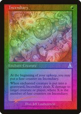 Incendiary FOIL Urza's Destiny PLD Red Uncommon MAGIC GATHERING CARD ABUGames