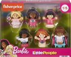 Fisher price Little People Barbie Toddler 6 Figure Toy Pack Pretend Play NEW