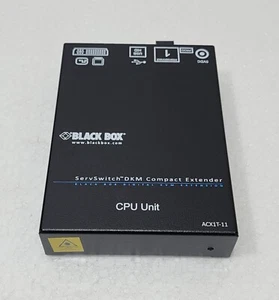 BLACK BOX ACX1T-11-SM DKM COMPACT KVM EXTENDER TRANSMITTER SINGLE-MODE FIBER CPU - Picture 1 of 8