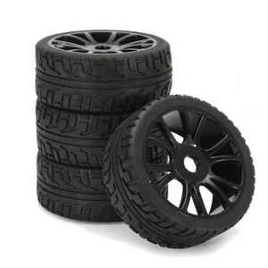 4 piezas llanta de buje de 17 mm y neumáticos para buggy de coche de radiocontrol HSP 180043 todoterreno - Imagen 1 de 5