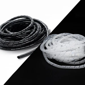 4MM-30MM Spiral Cable Sleeve Winding Pipe Cord Protector Plastic PE Wire Conduit - Picture 1 of 10