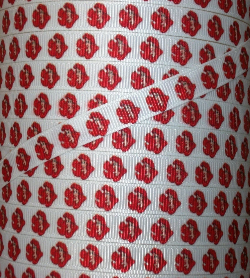 3/8" DISNEY PRINCESS GROSGRAIN RIBBON BELLE ARIEL CINDERELLA SNOW WHITE 9 STYLE  - Image 1 of 1