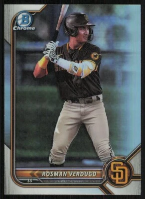 2022 Bowman Chrome Draft Refractors #BDC161 Rosman Verdugo - Image 1 of 2