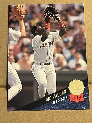 1993 LEAF - MO VAUGHN RED SOX #432 - Image 1 of 2