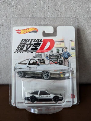 Hot Wheels Initial D METAL AE86 Toyota Sprinter Trueno Collection 1/64 Mini Car - Immagine 1 di 4