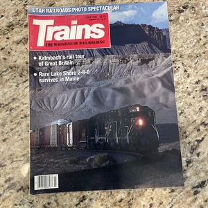 Trains The Magazine of Railroading July 1991 Utah Railroads Photo Spectacular - Picture 1 of 2